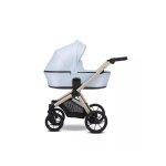 Kunert baby - kunert kunert brav / bre - 14 baby blue eco / gel whels / champagneframe - poussette brav ...
