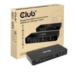 Kvm switch / dock - club 3d - 4k60hz - 2 entres usb type - c - sortie displayport / hdmi - compatible ...
