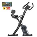 Kzynth v�lo dappartement pliable 4 - en - 1 kb - s2 ? roue dinertie 8kg 16 niveaux cardio connect� (app) ...