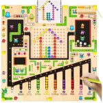 Labyrinthe magnetique jeux montessori pour enfant 2 3 4 ans jouet educatif puzzle ab 3 apprendre couleur ...