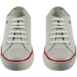Lacets lastiques - non cravate - silicone - blanc - mixte - 12 pices