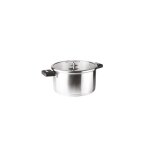 Lacor set 3 casseroles inox 16 / 18 / 20 cm + poignée - 56610 Lacor set 3 casseroles inox 16 / 18 / 20 cm + poignée - 56610