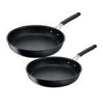 Lagostina lot de 2 poêles antiadhésives 24 et 28cm noir - 012165600002 Lagostina lot de 2 poêles antiadhésives 24 et 28cm noir - 012165600002