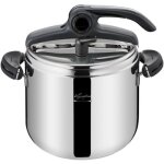 Autocuiseur - lagostina - mia - 7l - compatible tous feux - panier vapeur inclus