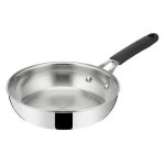 Poêle - lagostina - esperta triply - 24 cm - acier inoxydable - compatible induction Poêle - lagostina - esperta triply - 24 cm - acier inoxydable - compatible induction