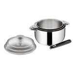 Lagostina série de 3 casseroles inox 16 / 18 / 20cm - 138600007 Lagostina série de 3 casseroles inox 16 / 18 / 20cm - 138600007