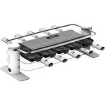 Appareil  raclette - lagrange - 10 personnes - 1200 w - verre dmontable - repose polons intgr