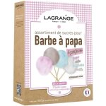 Lagrange assortiment de sucres pour barbe  papa - 4 parfums pour 20 barbes - rose