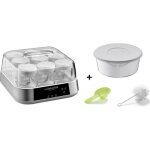 Yaourtire - lagrange - 459605 - 9 pots de 185g - pot de 1l - programmable jusqu 25h