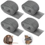 Laine dacier 4 rouleaux 0000 laine de fil dacier anti - souris laine d?acier nettoyage wire wool pour ...