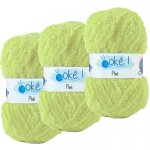 Laine piwi velours - sachet 3 pelotes 166 anis