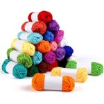 Laine � tricoter acrylique - sightmark - 24 couleurs - 26 m / pi�ce - lot de 24 pi�ces - 15 g par pelote ...