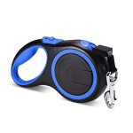 Laisse chien 8m (50kg) taille enrouleur extensibles automatiques laisse avec sangle pour chien - bleu ...