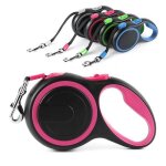 Laisse  enrouleur rtractable automatique pour chien chat en nylon 8m 50 kg vert