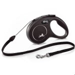 Laisse - flexi - new classic m cord - 5 mètres de longueur - pour chiens jusqu'à 20 kg - noir Laisse - flexi - new classic m cord - 5 mètres de longueur - pour chiens jusqu'à 20 kg - noir
