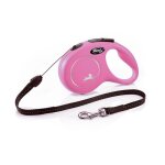 Laisse enrouleur - flexi - new classic s - 8 m - rose - pour chiens jusquà 12 kg Laisse enrouleur - flexi - new classic s - 8 m - rose - pour chiens jusquà 12 kg