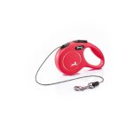 Laisse enrouleur flexi classic xs rouge pour chien jusqu� 8 kg - 3m de corde l�g�re en nylon