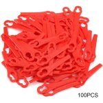 Lames pour coupe - bordures - florabest frta20 - lot de 100 - plastique haute r�sistance - 83 cm