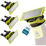 Lames oblade compatibles - acier inox double face anti - irritation 4 mois - pour qp2520 / 30 / 6510 ...