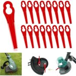 Lames en plastique de rechange - florabest coupe bordure lidl frta 20 a1 - rouge - 100 pcs - 12 * 7mm ...
