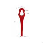 Lames plastique renforc�es florabest - compatibles coupe - bordures frt18a / frta20 / fat18b3 - lot de ...