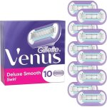 Lames de rasoir - gillette venus - deluxe smooth swirl - lot de 10 - 5 lames - ruban hydratant
