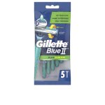 Lames de rasoir lames de rasoir jetables gillette blue ii plus slalom 5 unit�s