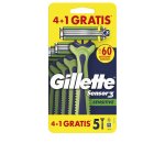 Lames de rasoir lames de rasoir jetables gillette sensor3 sensitive 5 unit�s