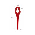 Lames de rechange pour coupe - bordures - xvx - lot de 100 - 8. 3 cm - tranchant renforc� - compatible ...