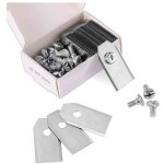 Lames de rechange en titane - pour tondeuse robot husqvarna automower gardena - avec carbure de titane ...