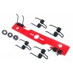 Lame de scarificateur / lame de tondeuse kit de conversion de lame + 6 ressorts