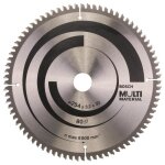 Lame de scie circulaire bosch 254 x 30 x 32 mm (80 dents) - multimatriaux