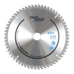 Lame de scie circulaire - diamwood - d. 254 mm - al. 30 mm - p. 28 - 18 mm - z60 tp ng