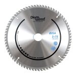 Lame de scie circulaire - diamwood - d. 254 mm - al. 30 mm - p. 28 - 18 mm - z72 tp ng