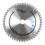 Lame de scie circulaire hm universelle d. 254 x al. 30 x �p. 28 / 18 mm x z48 tp n�g pour alu / bois ...