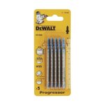 Lame de scie sauteuse - dewalt - dt2058 - qz - denture mtal - tubes profils - alu - profondeur de coupe ...