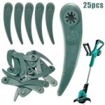 Lames de tondeuses - bosch - art 26 - 18li - vert - lames de rechange en plastique pour coupe - herbe ...