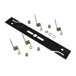 Lame de tondeuse / scarificateur pour enlever la mousse pour diff�rentes tondeuses + 4 ressorts tremp�s ...