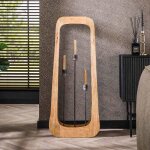 Lampadaire 3 lampes 50x14x120 cm en manguier massif naturel