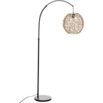 Lampadaire arc design  raahe  180cm noir
