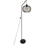 Lampadaire arc emie m�tal noir h158cm - atmosphera cr�ateur dint�rieur