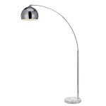 Lampadaire arqu� teamson home blanc 110 x 30 x 170