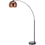 Lampadaire arqué teamson home noir / rose dore 110 x 30 x 170 Lampadaire arqué teamson home noir / rose dore 110 x 30 x 170