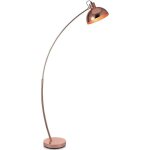Lampadaire arqu� teamson home rose dore 80 x 25 x 153