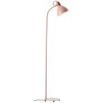Lampadaire - brilliant - erena - 15m - rose clair - mtal et bois - interrupteur au pied