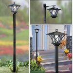 Lampadaire ext�rieurlampadaire led � �nergie solaire luminaire d�coratif de jardin traditionnel 1. 5m[c4706555 ...
