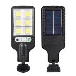 Lampadaire extrieurapplique murale solaire avec dtecteur de mouvement pir et tlcommande impermable ...