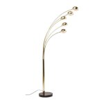 Lampadaire five fingers 215cm laiton kare design