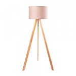 Lampadaire - greenice deco - ayd - 1518 - pieds en bois - abat - jour en tissu - beige Lampadaire - greenice deco - ayd - 1518 - pieds en bois - abat - jour en tissu - beige