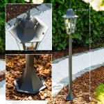 Lampadaire - hofstein - hongkong - vintage - aluminium noir - ip44 extérieur Lampadaire - hofstein - hongkong - vintage - aluminium noir - ip44 extérieur